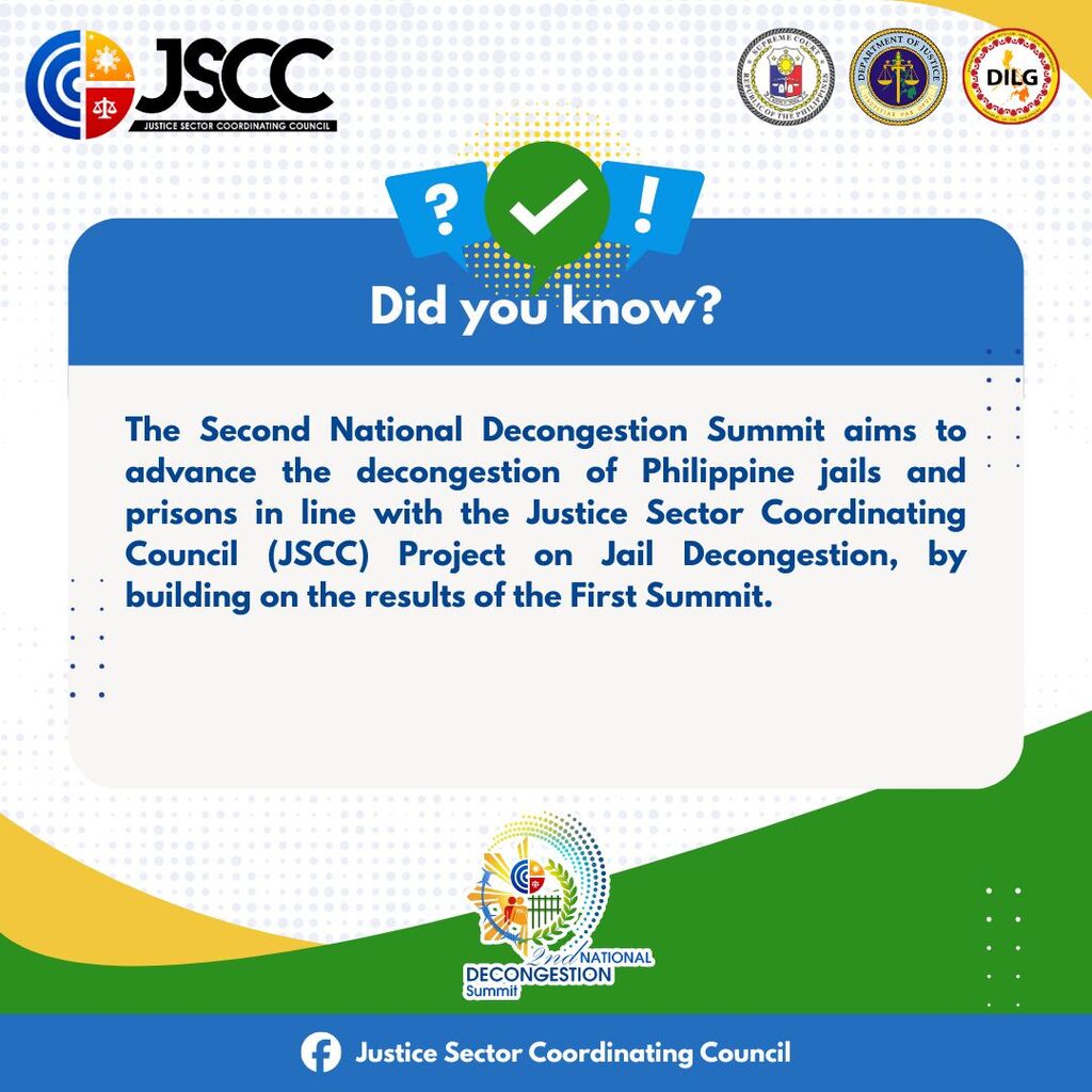TWO DAYS TO GO until the Justice Sector Coordinating Council's 𝟮𝗻𝗱 𝗡𝗮𝘁𝗶𝗼𝗻𝗮𝗹 𝗗𝗲𝗰𝗼𝗻𝗴𝗲𝘀𝘁𝗶𝗼𝗻 𝗦𝘂𝗺mit