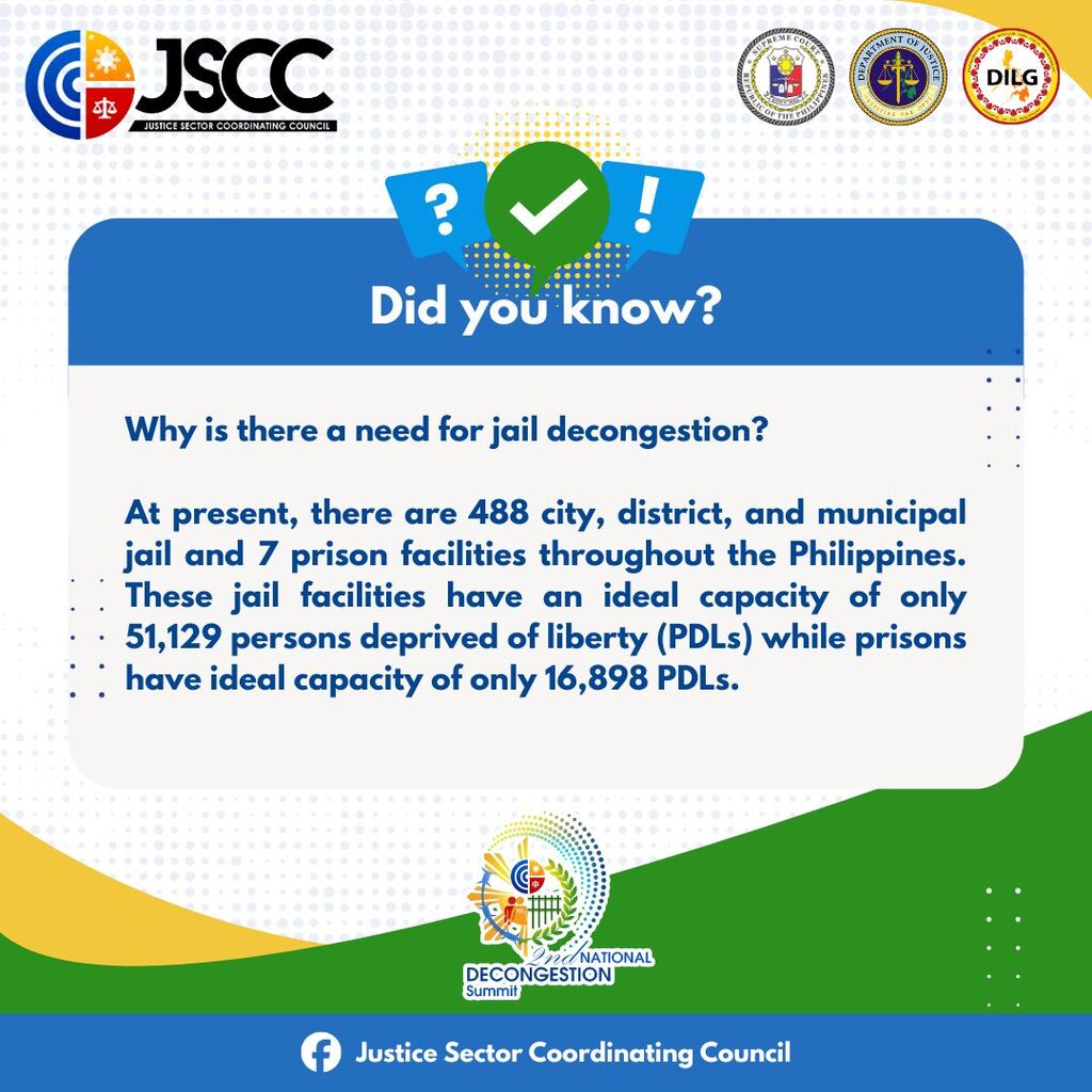 ONE DAY TO GO until the Justice Sector Coordinating Council's 𝟮𝗻𝗱 𝗡𝗮𝘁𝗶𝗼𝗻𝗮𝗹 𝗗𝗲𝗰𝗼𝗻𝗴𝗲𝘀𝘁𝗶𝗼𝗻 𝗦𝘂𝗺𝗺it