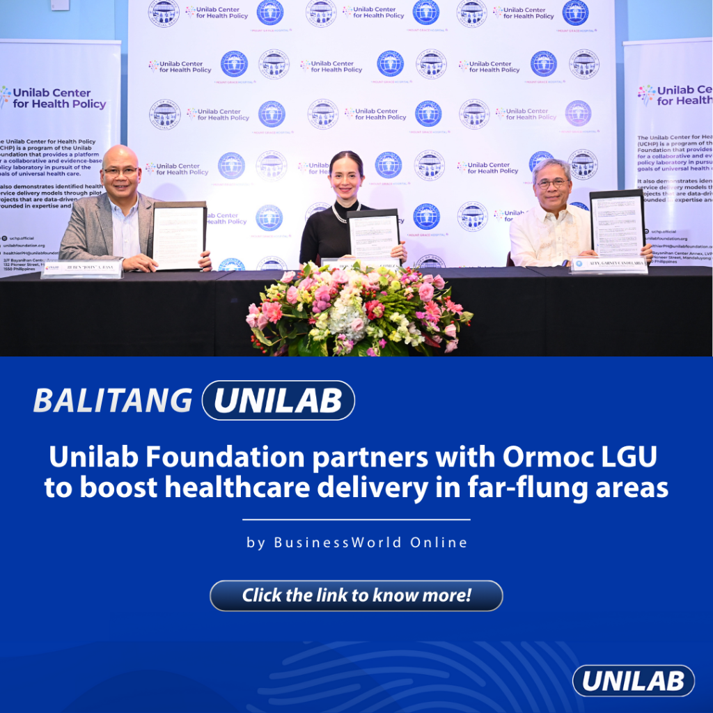 Unilab Foundation partners with Ormoc LGU to boost healthcare delivery in far-flung areas