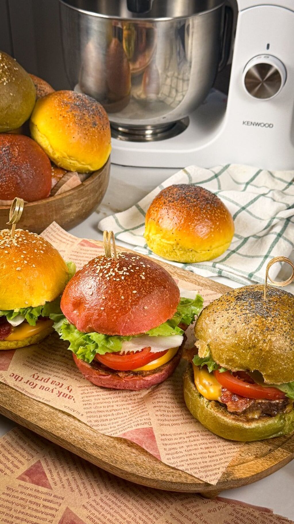 Giusi Romano - Burger buns colorati
