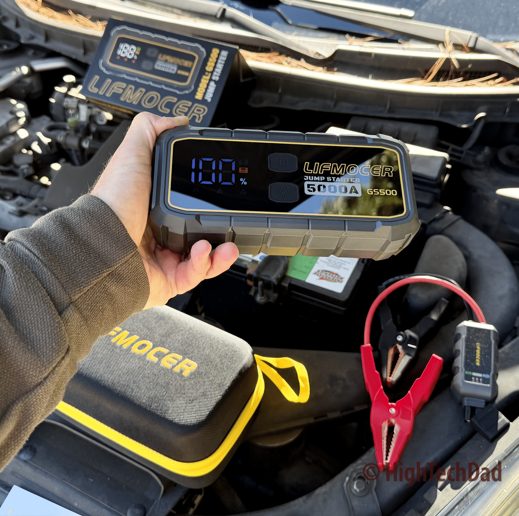Never Get Stranded Again: LIFMOCER GS500 5000A Jump Starter Battery (Review & Video) - HighTechDad&trade;