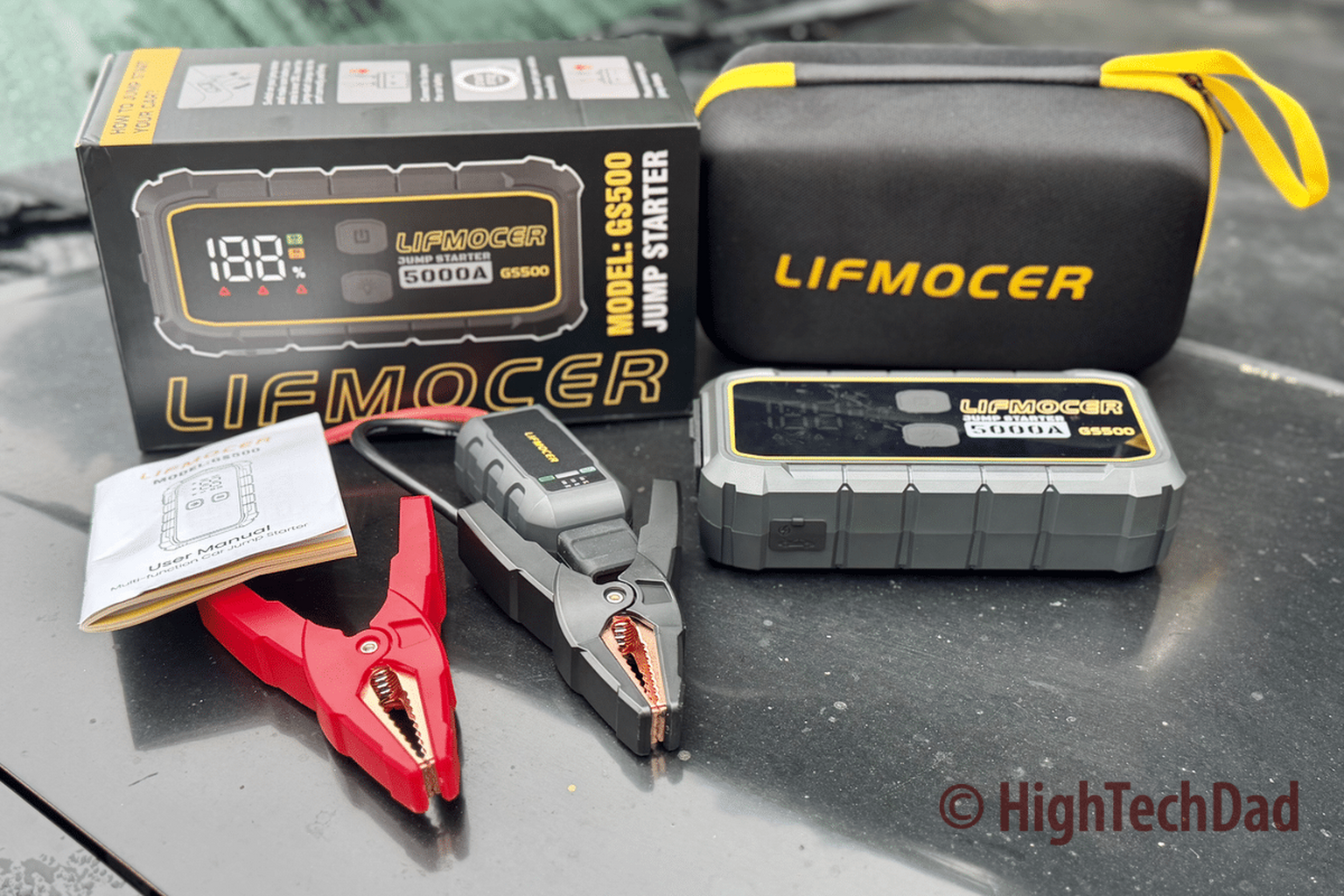 Shop > LIFMOCER GS500 Jump Starter Battery - HighTechDad&trade;