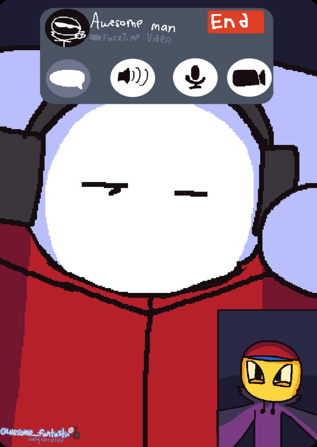 WHY DO YOU KEEP CALLING ME IM TRYING TO PLAY GAMES by awesome_fantastic