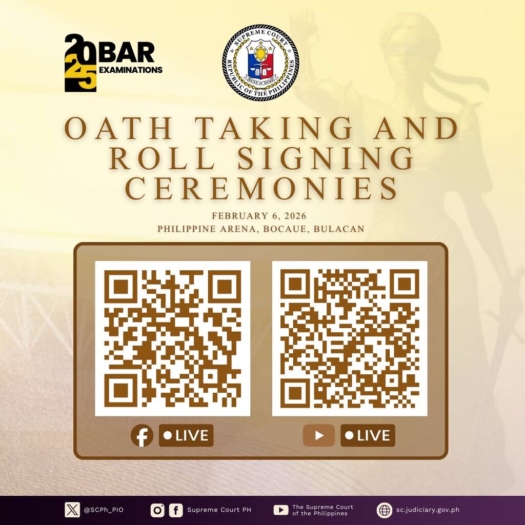 #Bar2025 WITNESS the 𝘖𝘢𝘵𝘩 𝘛𝘢𝘬𝘪𝘯𝘨 𝘢𝘯𝘥 𝘙𝘰𝘭𝘭 𝘚𝘪𝘨𝘯𝘪𝘯𝘨 𝘊𝘦𝘳𝘦𝘮𝘰𝘯𝘪𝘦𝘴