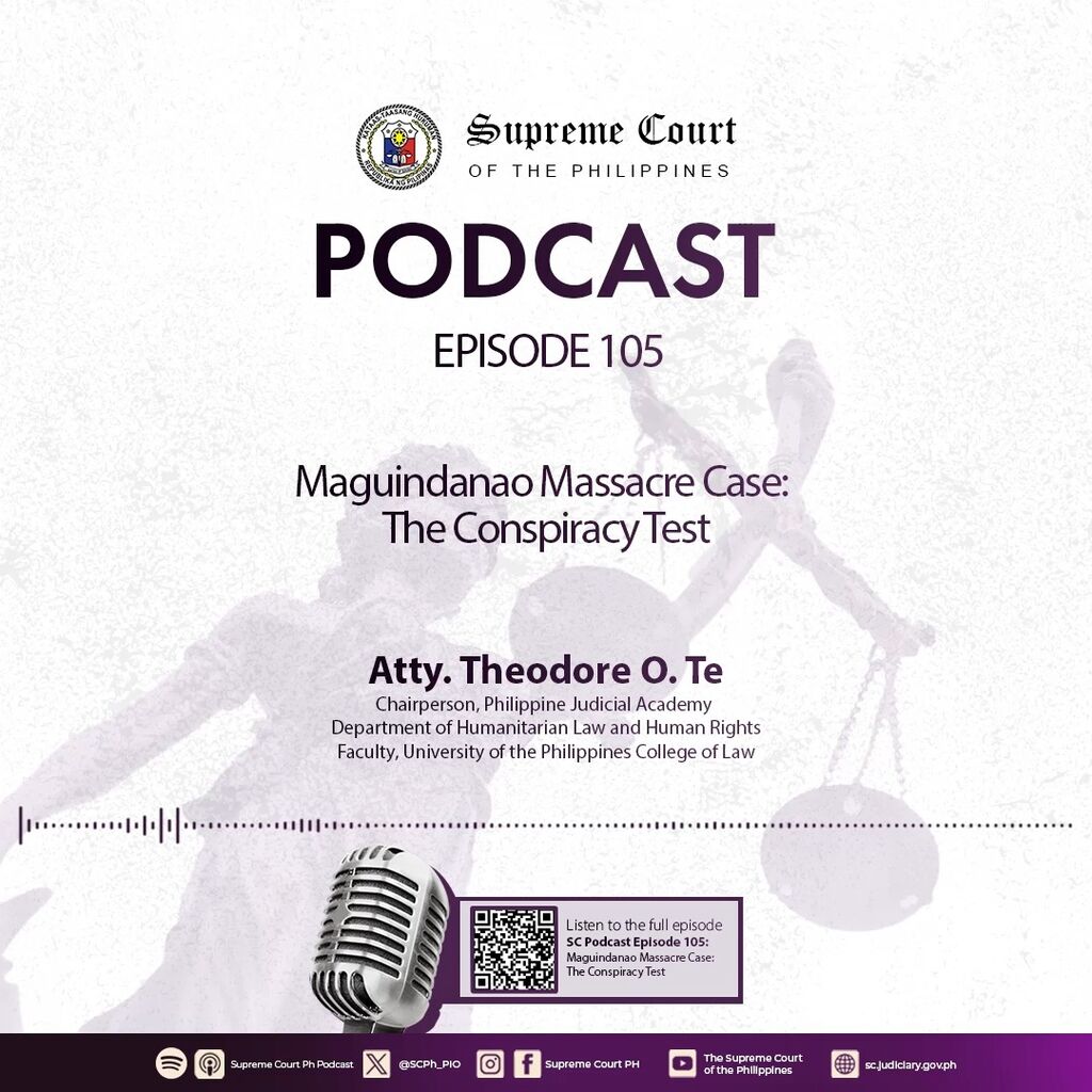 EPISODE 105 &ndash; Maguindanao Massacre Case: The Conspiracy Test