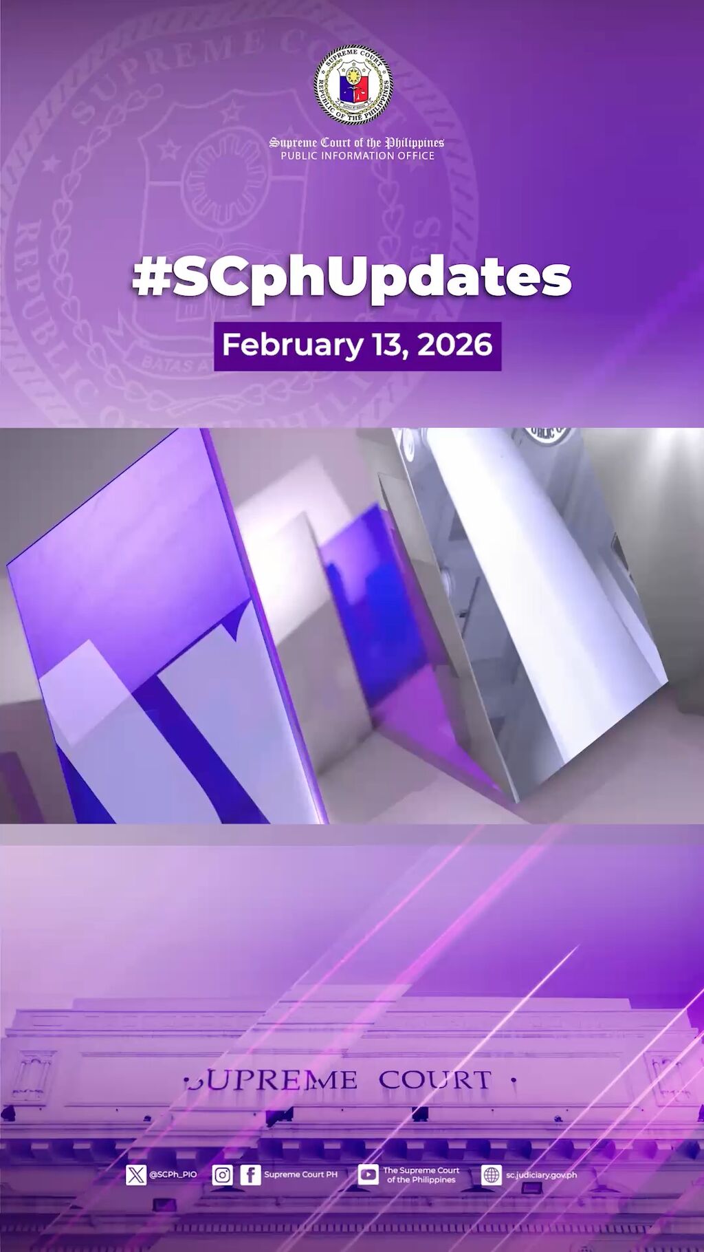 #SCphUpdates February 13, 2026