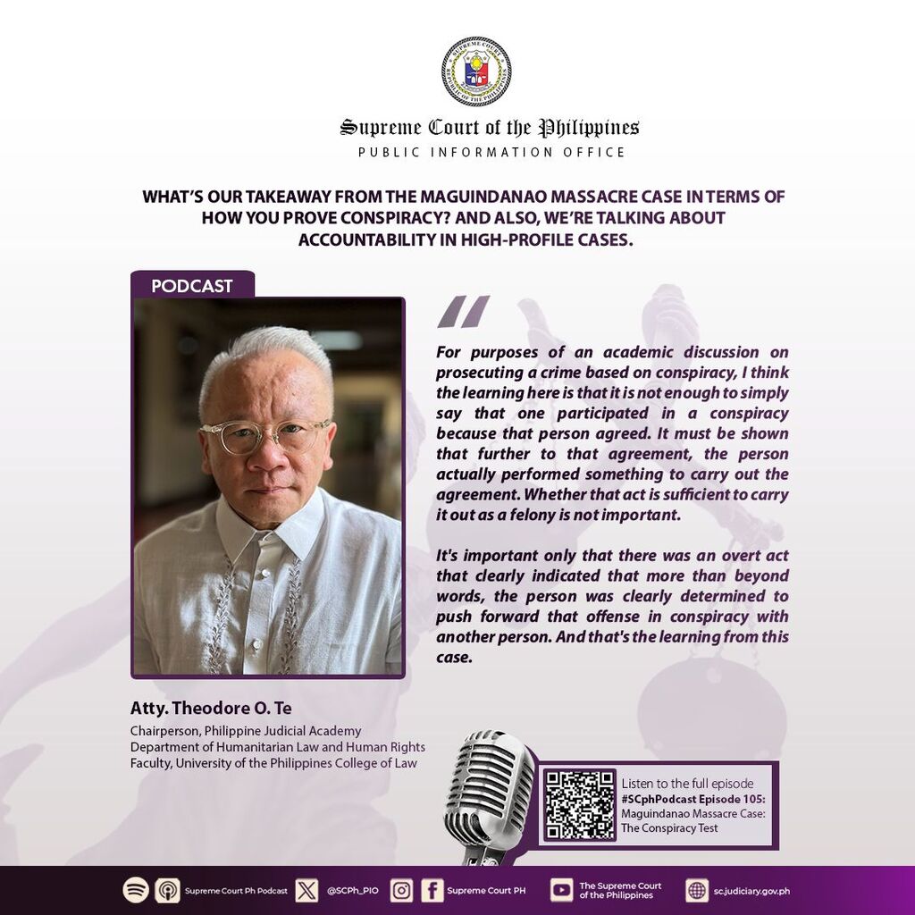 EPISODE 105 &ndash; Maguindanao Massacre Case: The Conspiracy Test