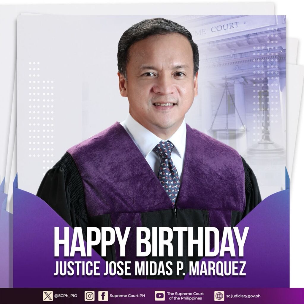 Happy birthday, Justice Marquez