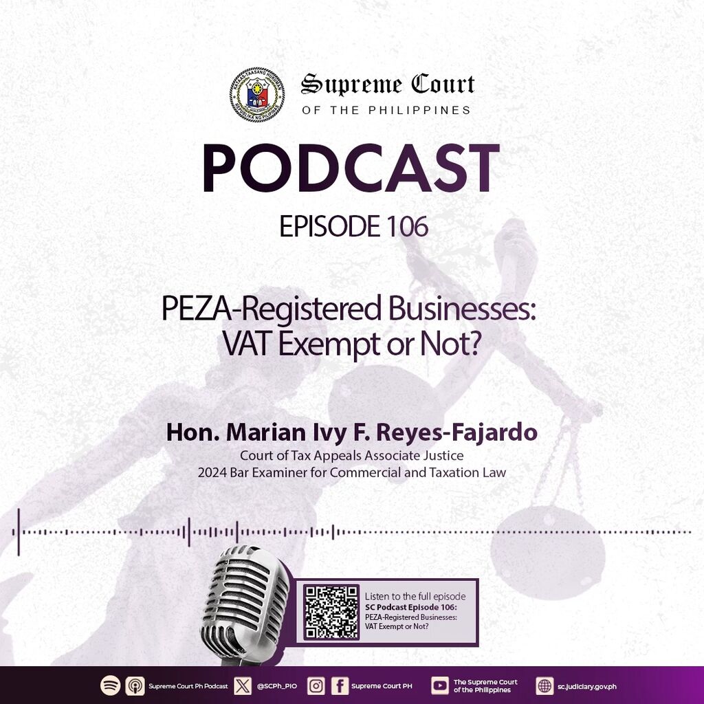 EPISODE 106: PEZA-Registered Businesses: VAT Exempt or Not?