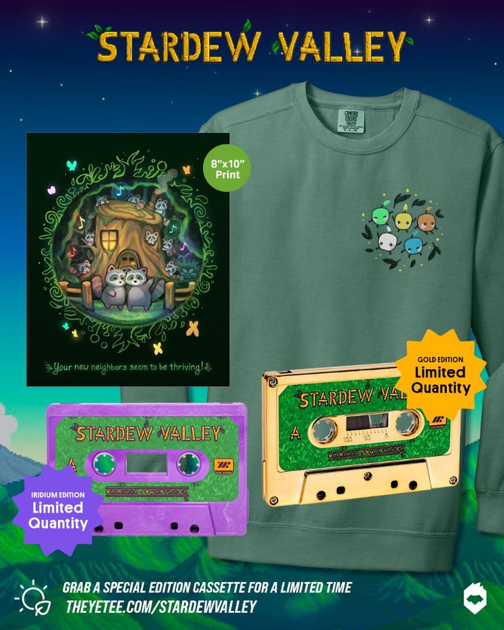 Celebrate 10 Years of Stardew Valley with New Merch!