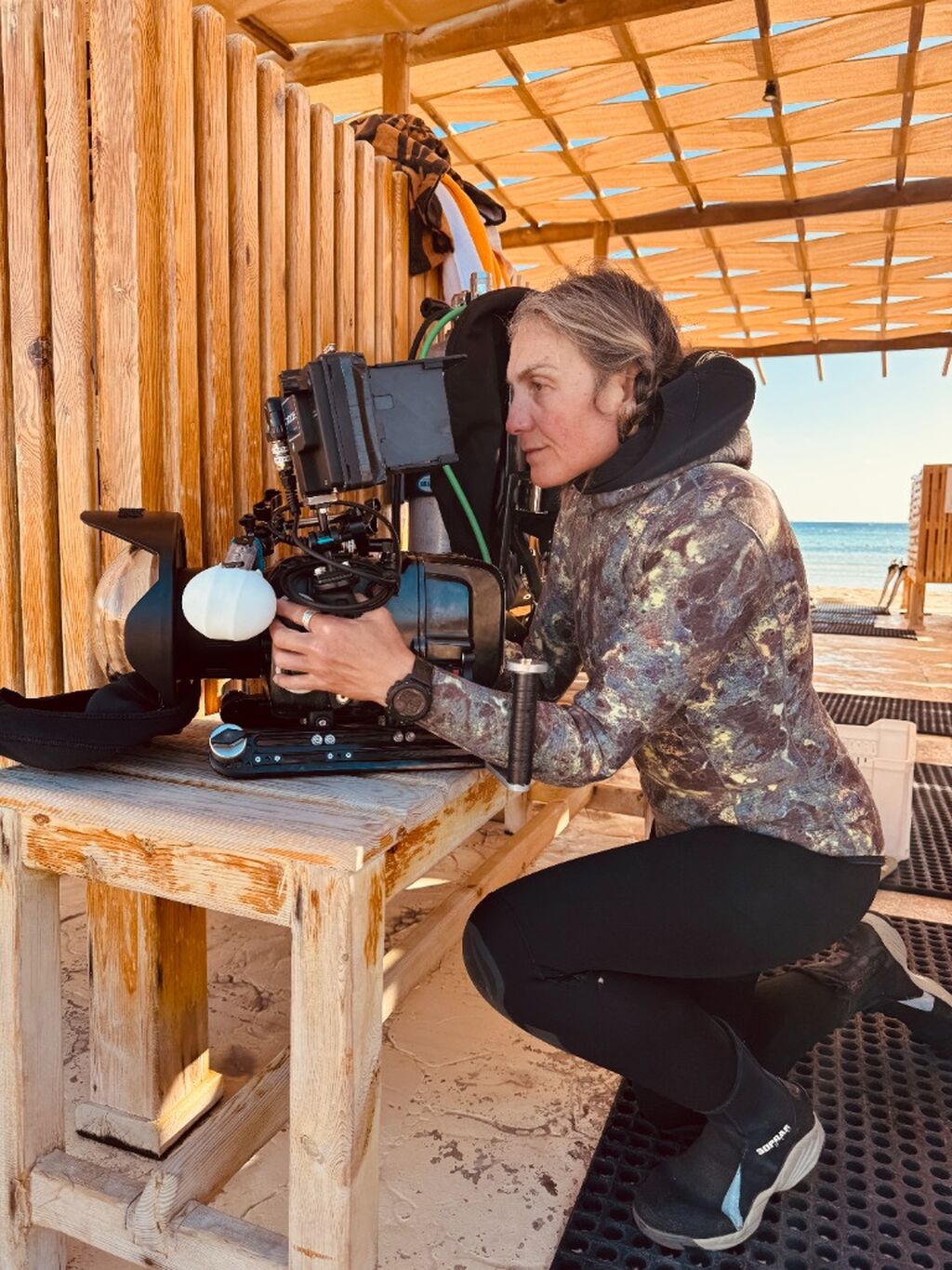 Nicki Meharg - Underwater and topside wildlife cinematographer 