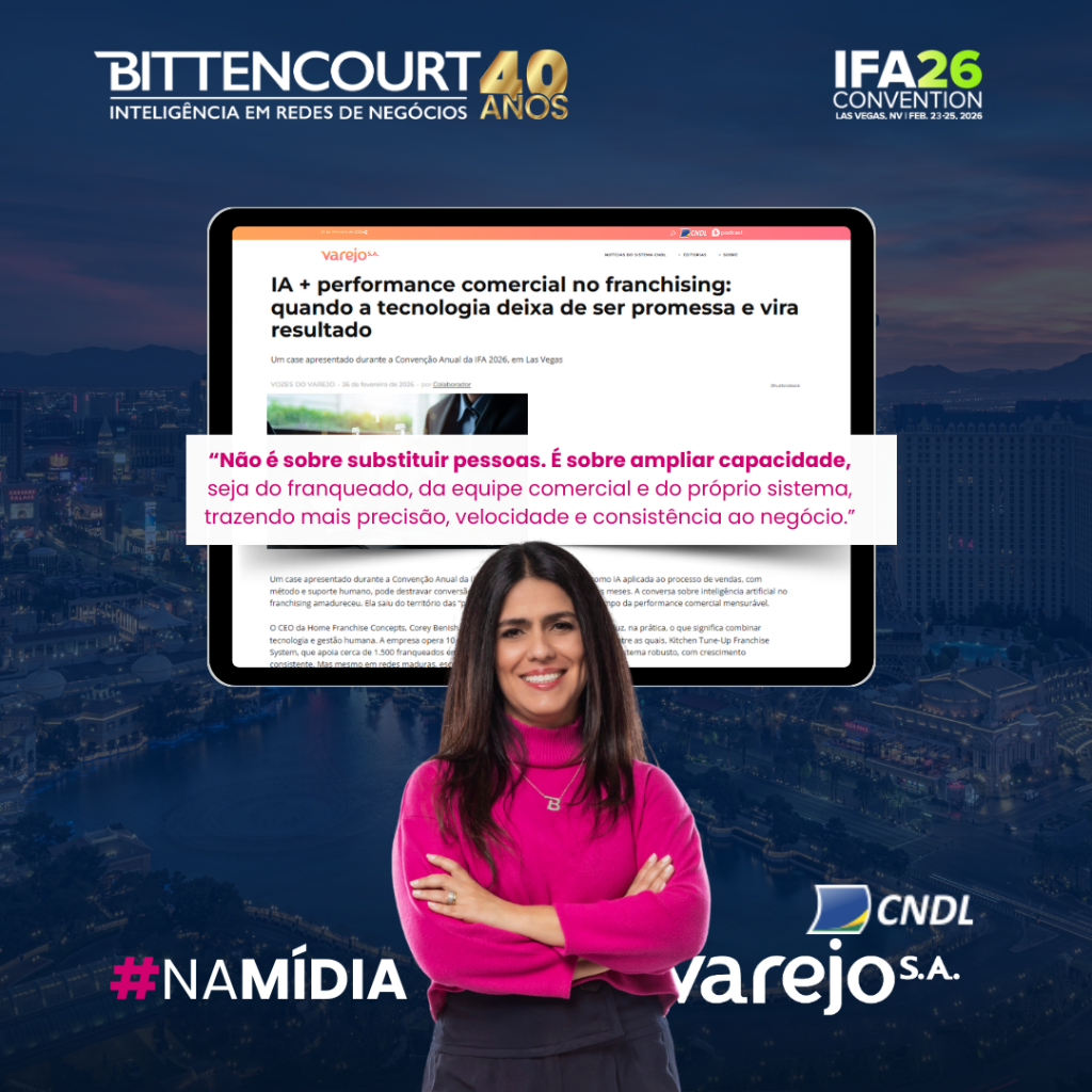 IA + performance comercial no franchising: quando a tecnologia deixa de ser promessa e vira resultado