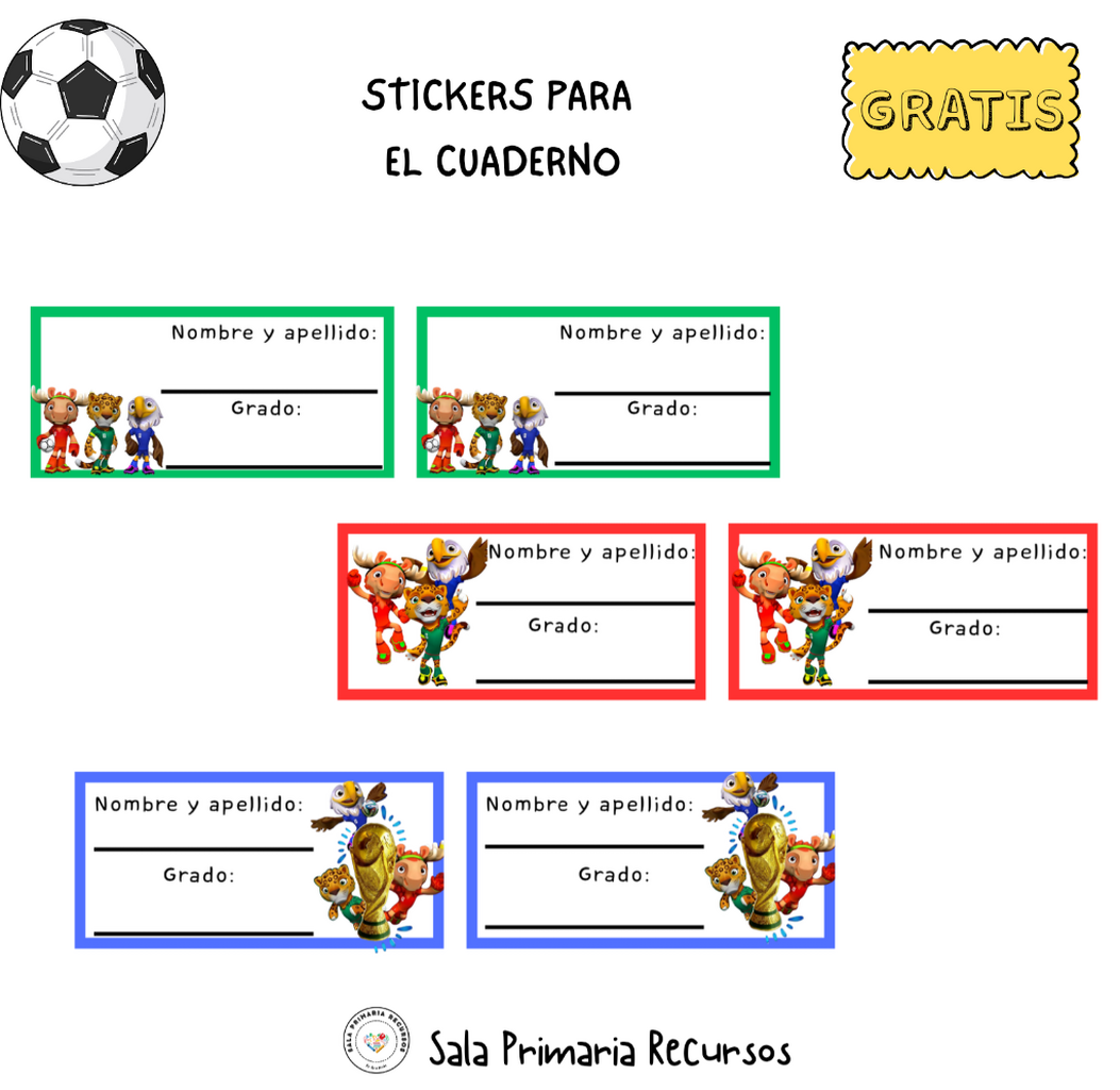 Sticker cuaderno
