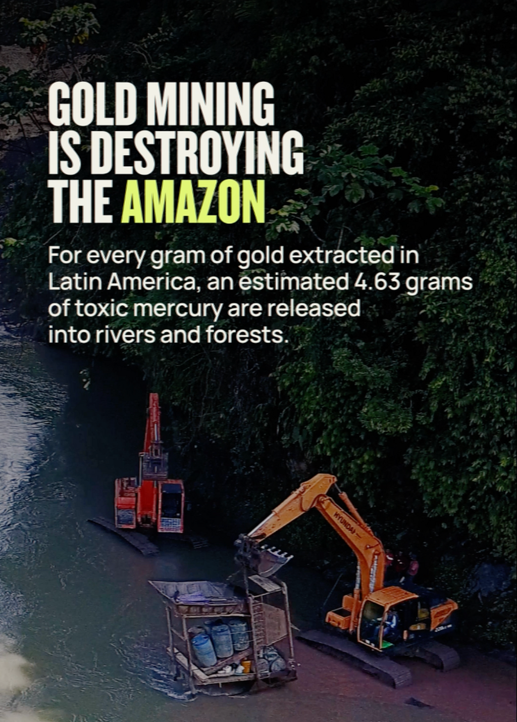 The Destruction of the Amazon by Illegal Gold Mining