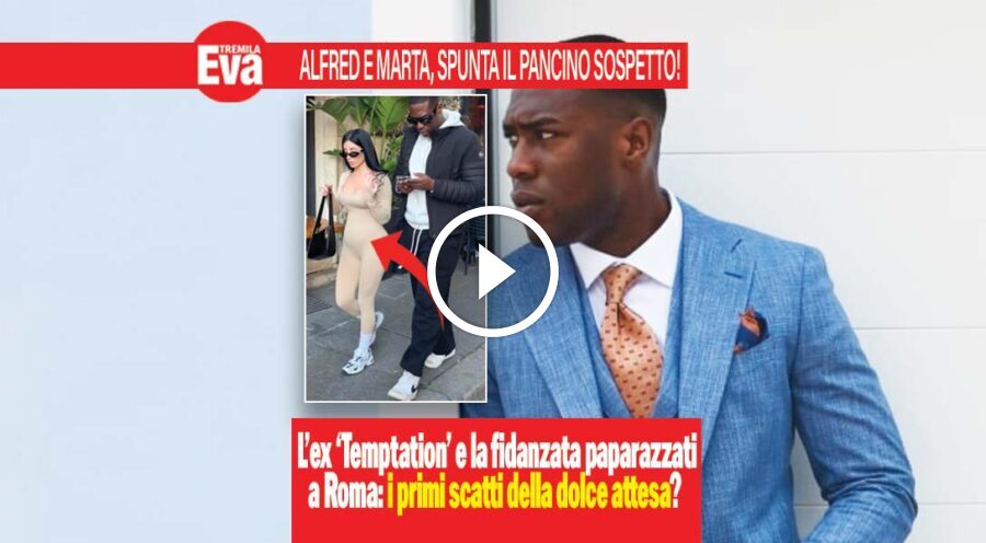 Alfred Ekhator paparazzato con Marta: presto diventer&agrave; pap&agrave;?