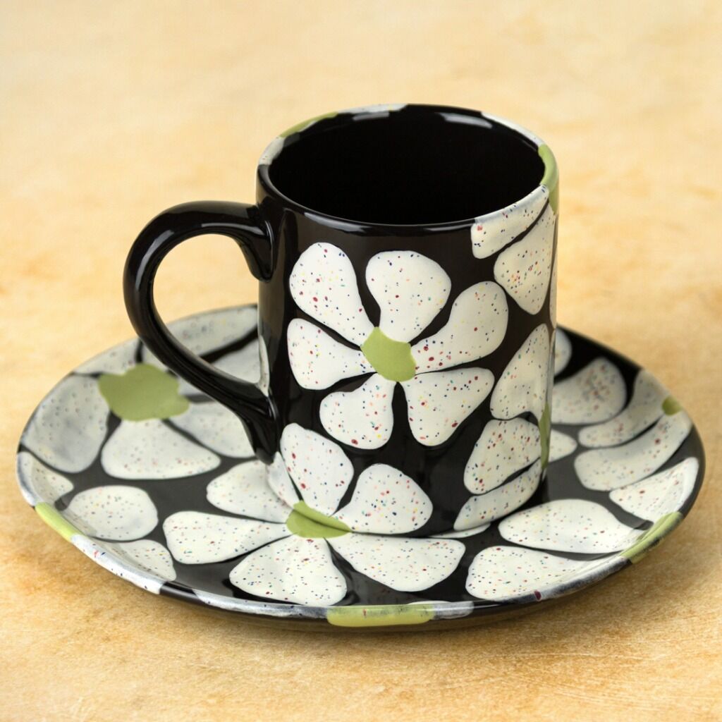 Speckled Daisy Plate