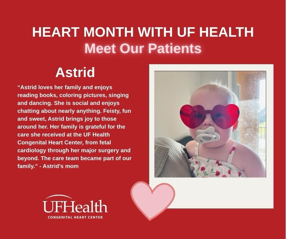 Astrid&rsquo;s Journey &lsquo;Beyond the Science&rsquo; to Beat Deadly Heart Condition at UF Health