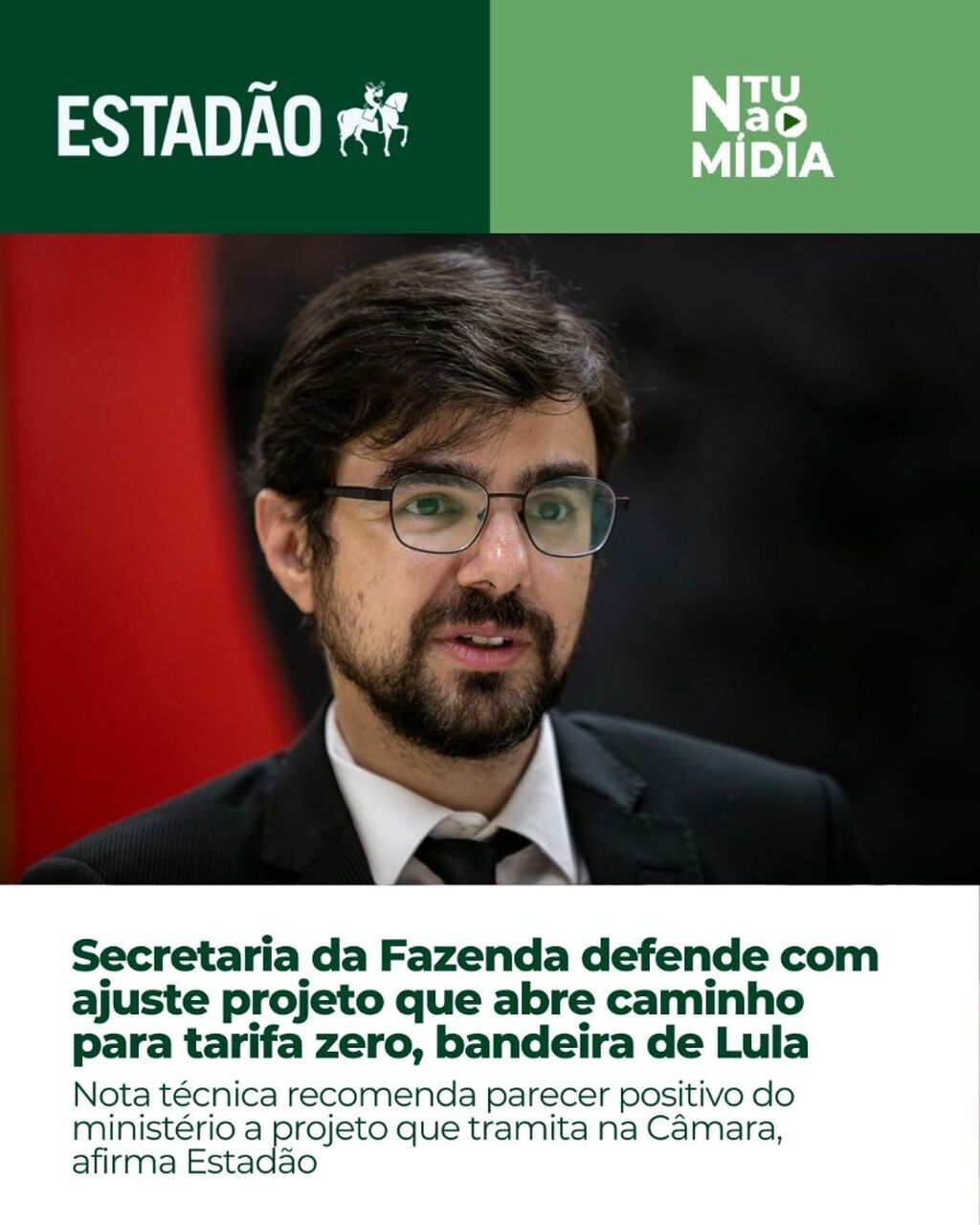 Secretaria da Fazenda defende com ajuste projeto que abre caminho para tarifa zero, bandeira de Lula