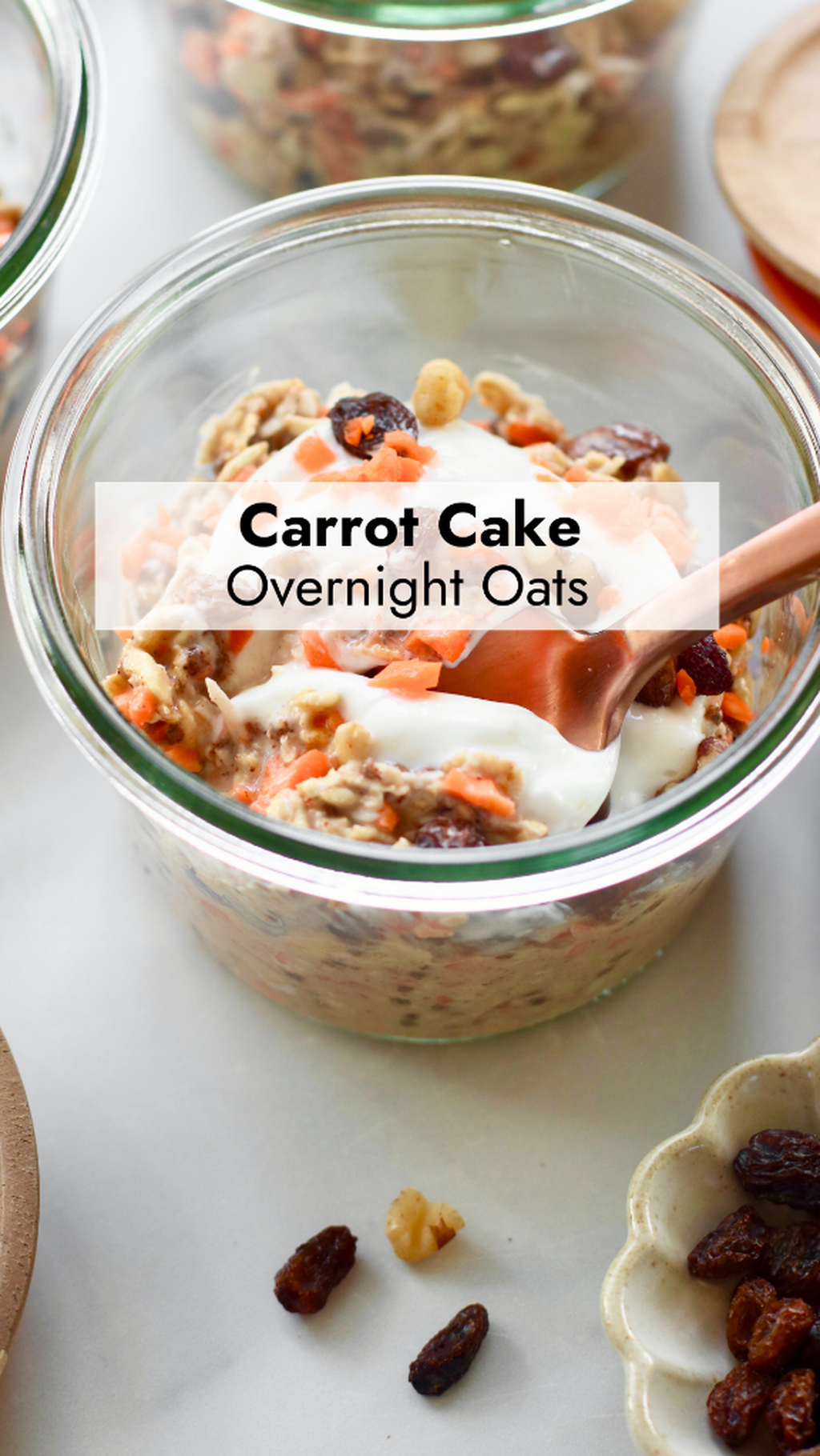 Carrot Cake Overnight Oats
