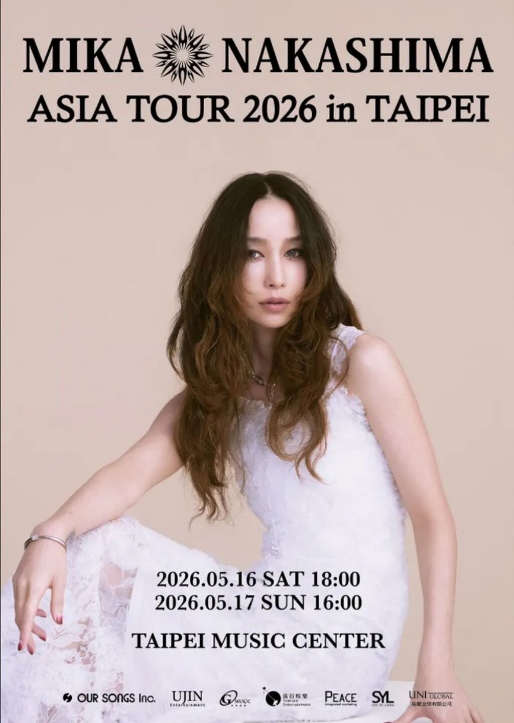 MIKA NAKASHIMA ASIA TOUR 2026 in TAIPEI