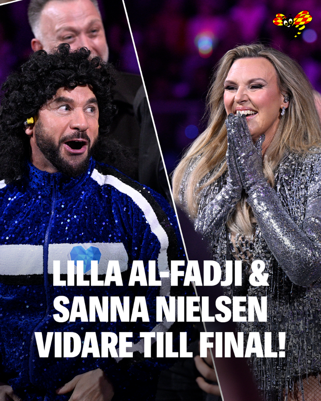 Lilla Al-Fadji och Sanna Nielsen till final