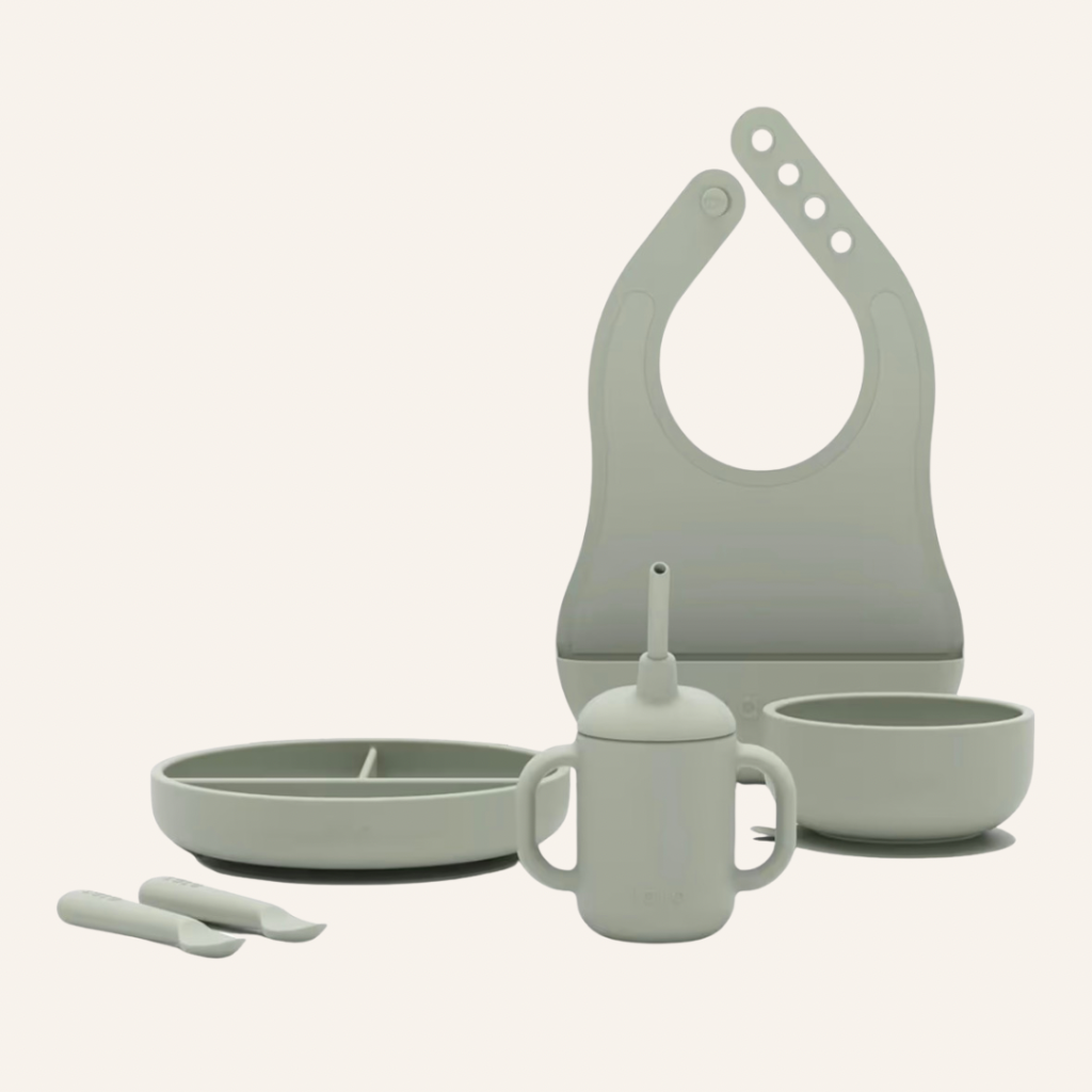 Lalo First Bites Silicone Feeding Set