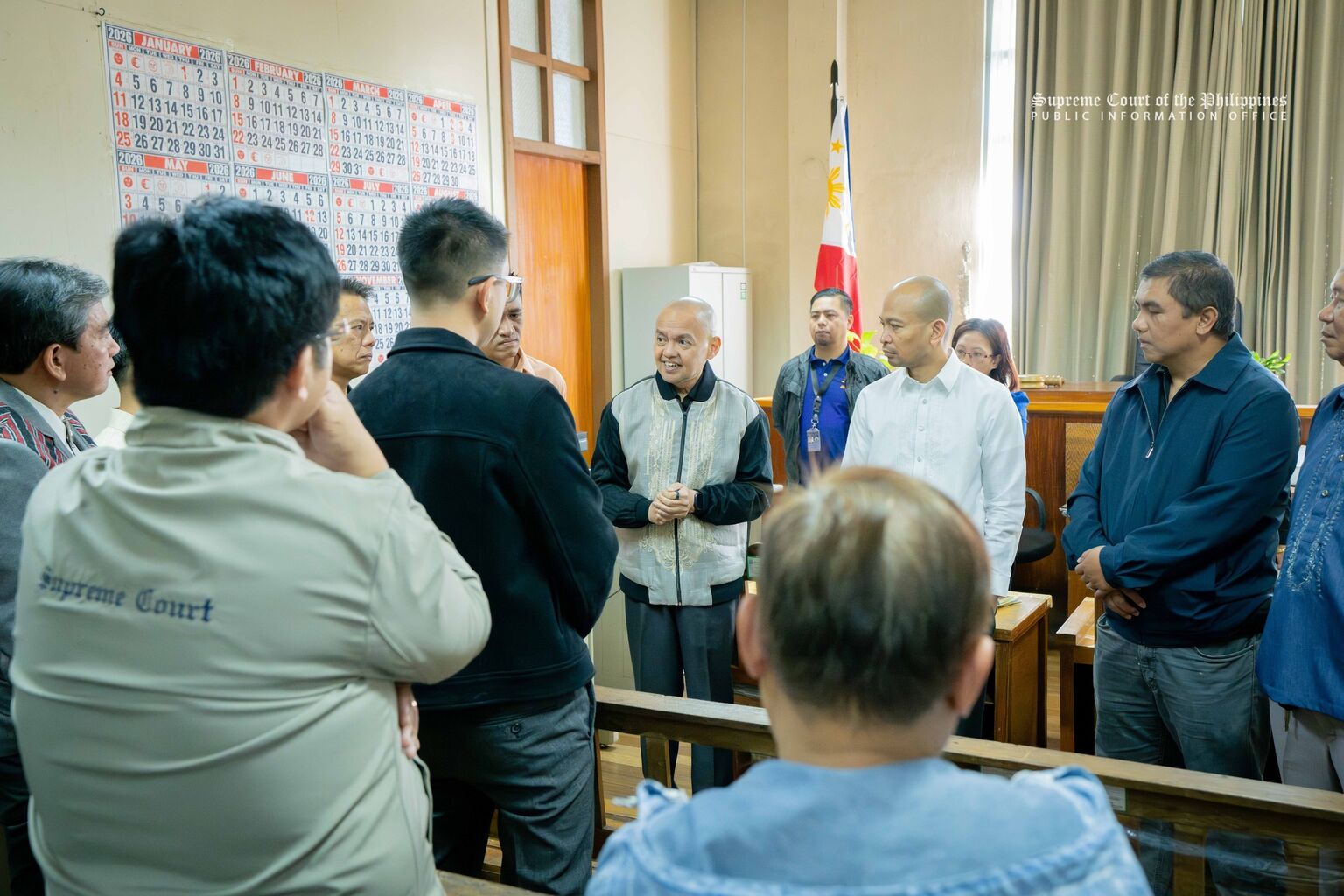 Senior Associate Justice Leonen Visits Courts in Baguio City and Tuba, Benguet