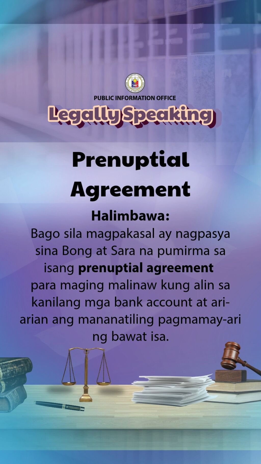 #SCphLegallySpeaking Prenuptial Agreement