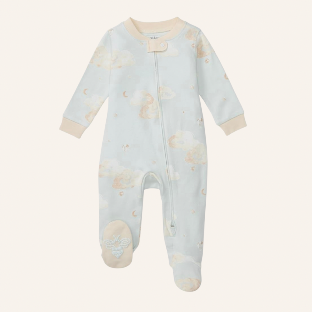 Burt&rsquo;s Bees Zip Front Pajamas