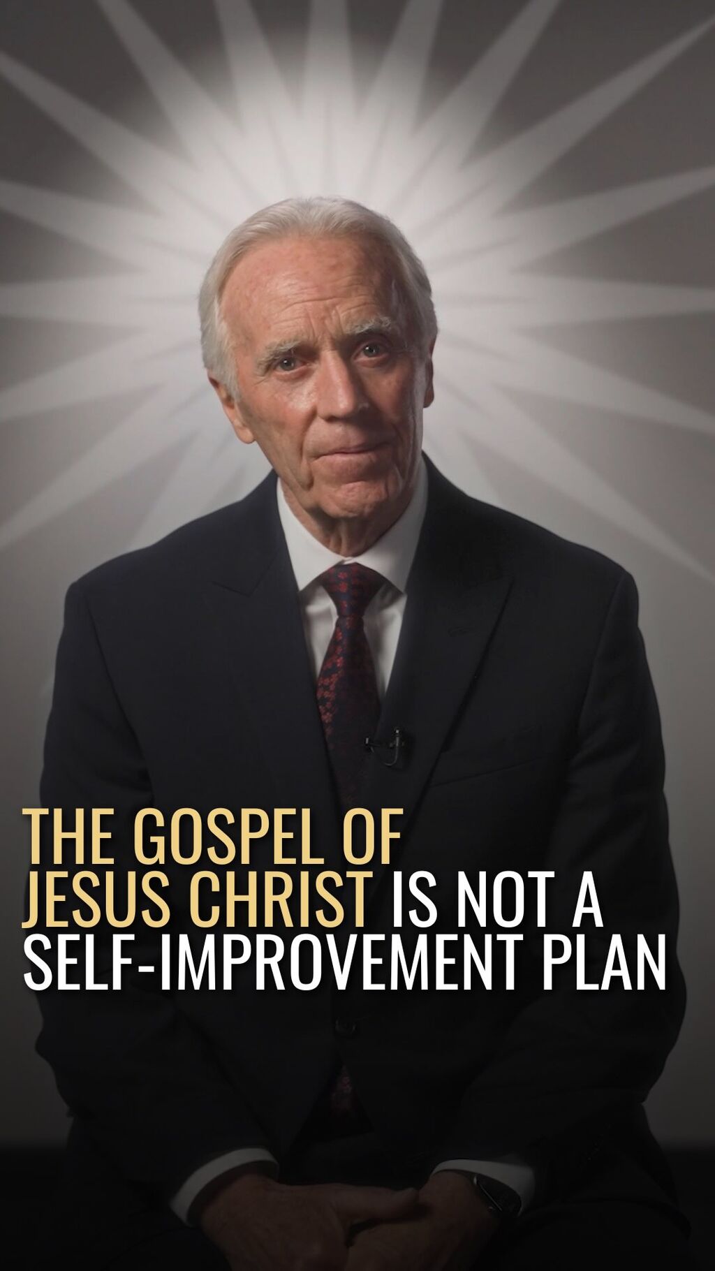The gospel of Jesus Christ is not a self-improvement plan