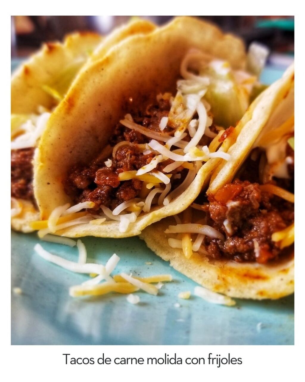 Tacos de carne molida en solo 30 minutos