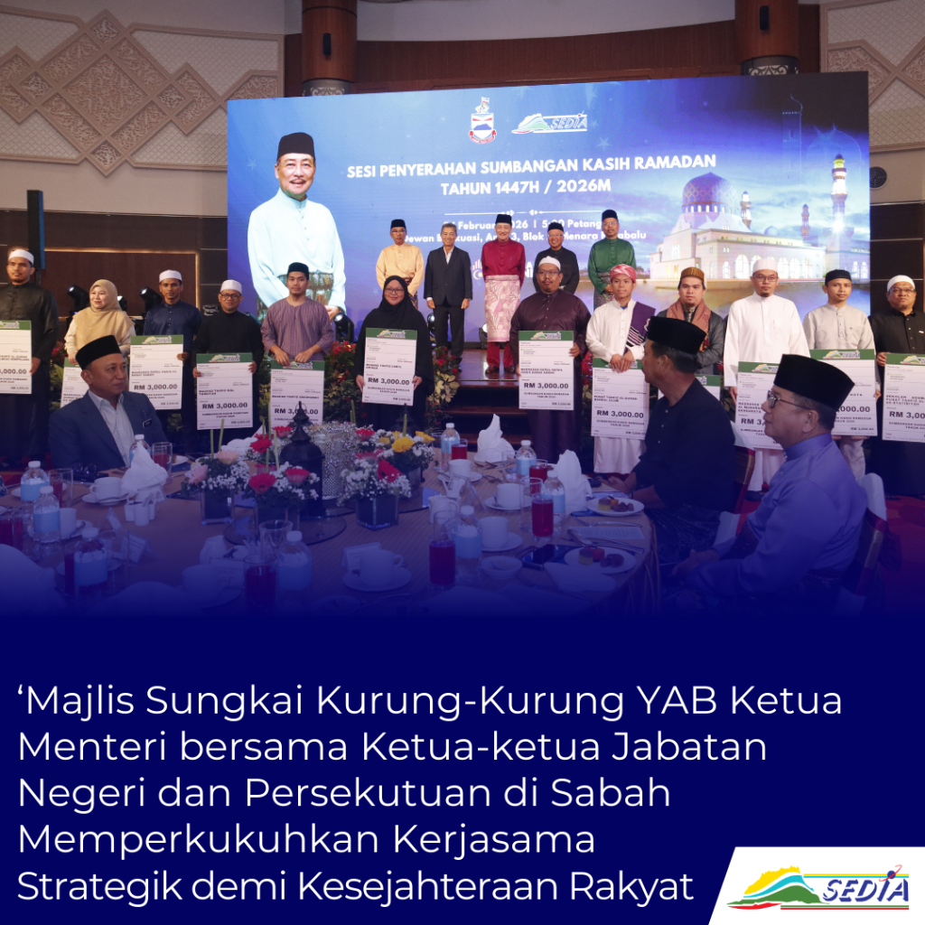 Majlis Sungkai Kurung-Kurung YAB Ketua Menteri bersama Ketua-ketua Jabatan Negeri dan Persekutuan di Sabah Memperkukuhkan Kerjasama Strategik demi Kesejahteraan Rakyat