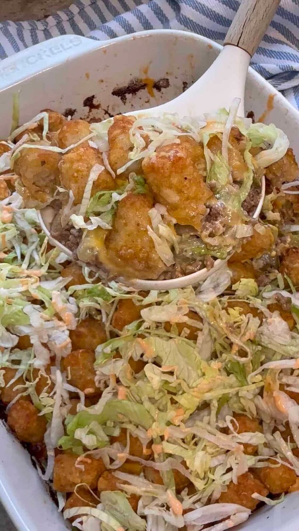 Big Mac Tater Tot Casserole
