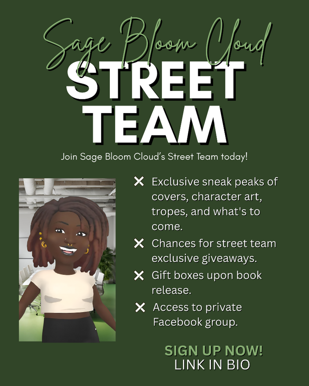 Join Sage Bloom Cloud Street Team