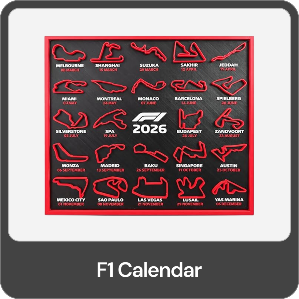 F1 Calender 2026 