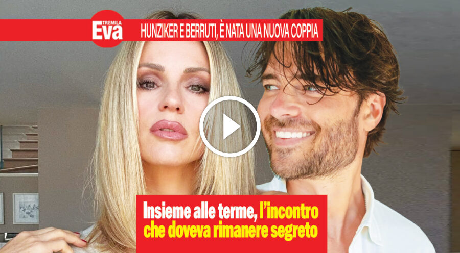 Michelle Hunziker beccata alle terme con Giulio Berruti