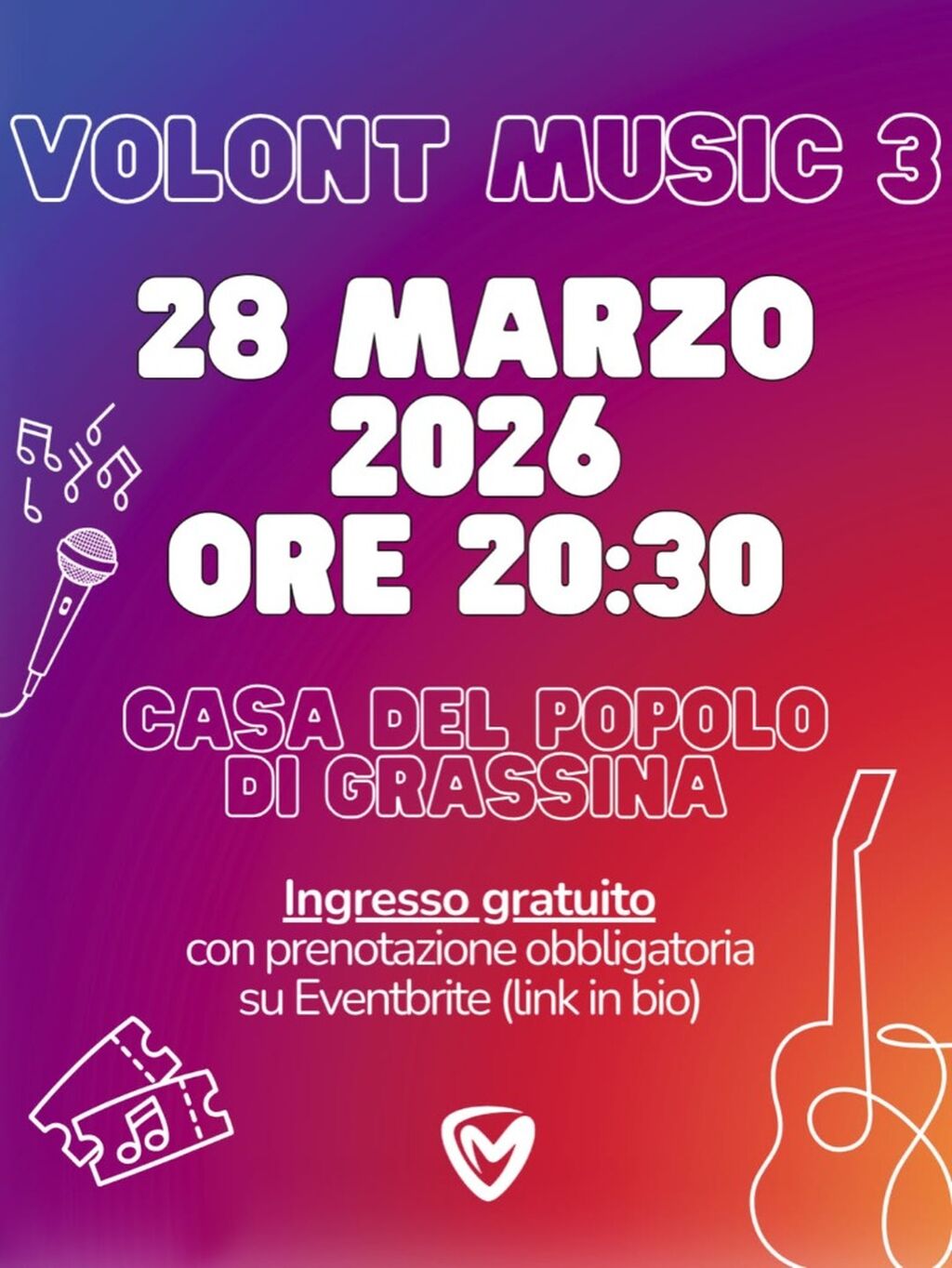 28 Marzo 2026: Volont Music