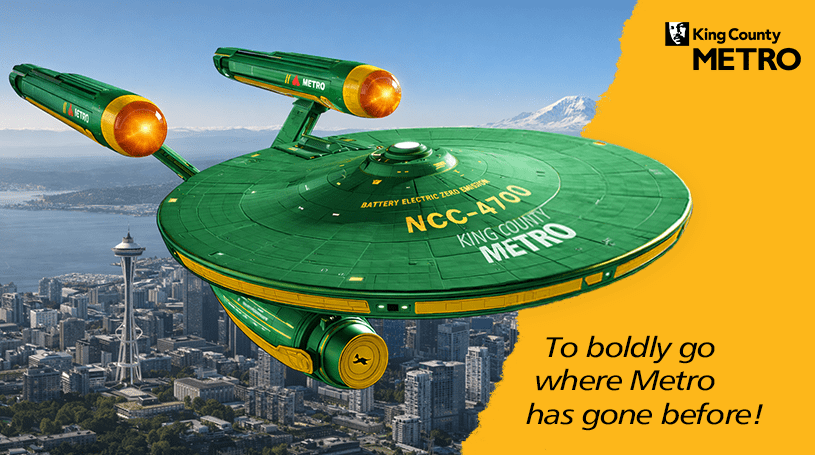 Who needs the &ldquo;Enterprise&rdquo;? Take the Starship Metro to Emerald City Comic Con