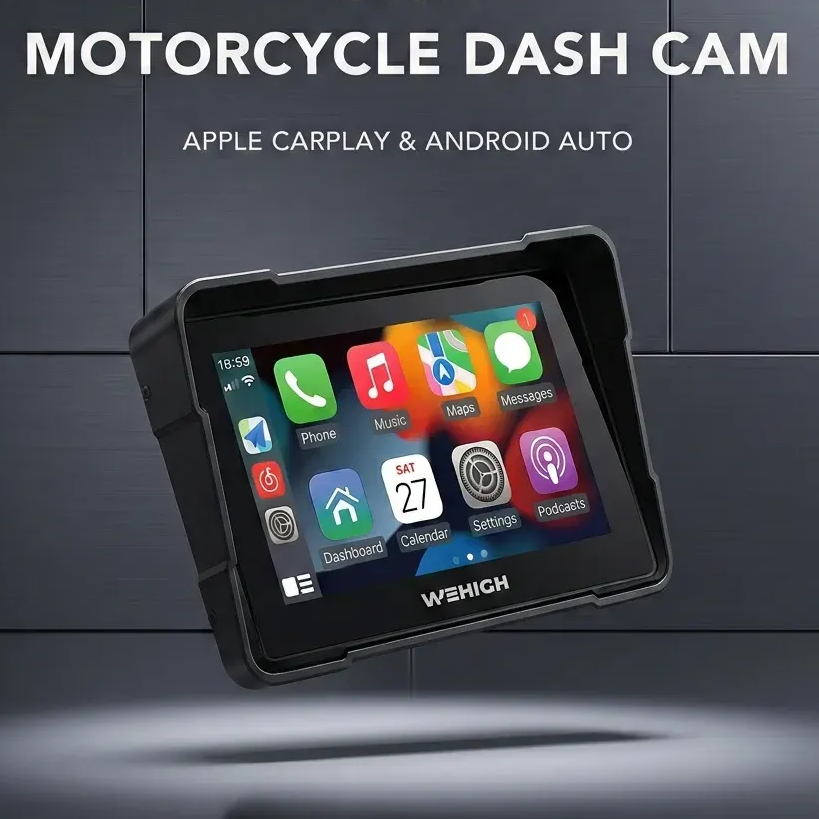  MOTORCYCLE CARPLAY SCREEN @Rs.7300 + 15% OFF CODE - "INDIA"