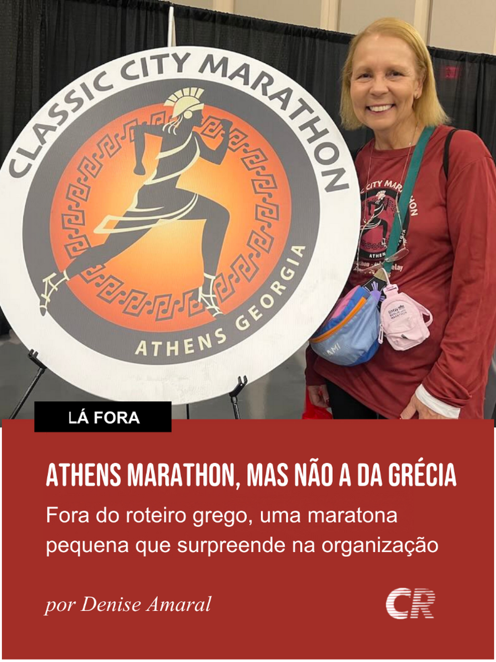 Athens Marathon, mas n&atilde;o a da Gr&eacute;cia - Contra Rel&oacute;gio