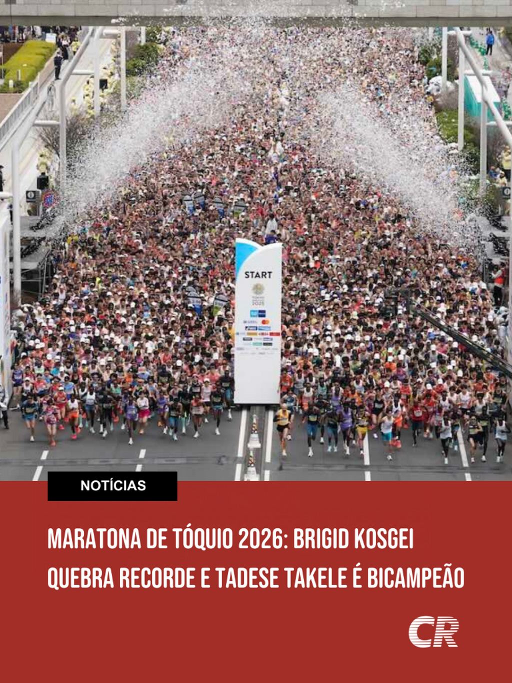 Maratona de T&oacute;quio 2026: Brigid Kosgei quebra recorde e Tadese Takele &eacute; bicampe&atilde;o