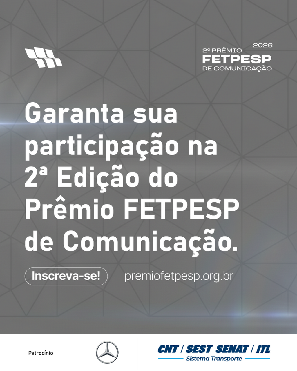 Inscri&ccedil;&otilde;es abertas para a 2&ordf; edi&ccedil;&atilde;o do Pr&ecirc;mio FETPESP de Comunica&ccedil;&atilde;o