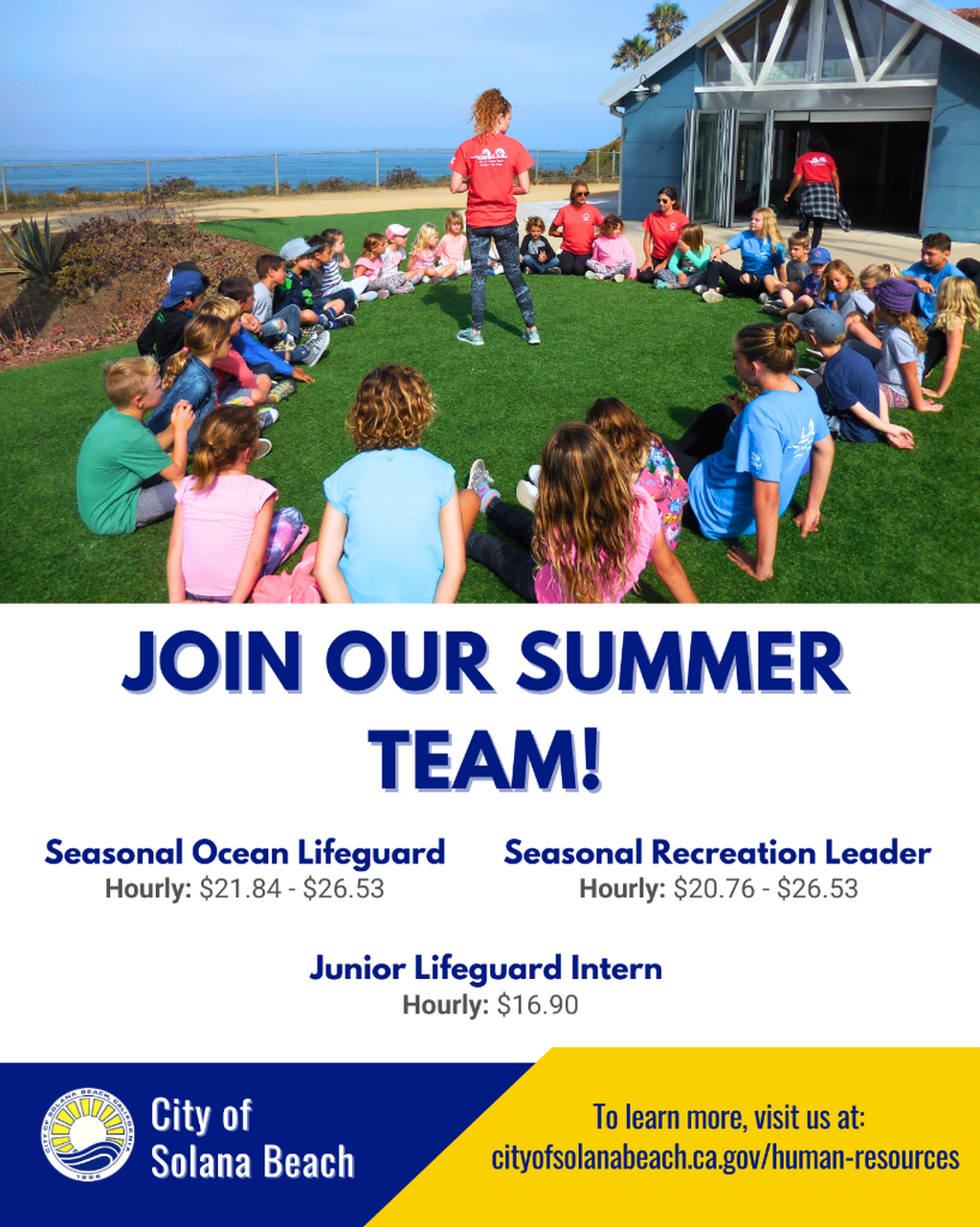JOIN OUR SUMMER TEAM