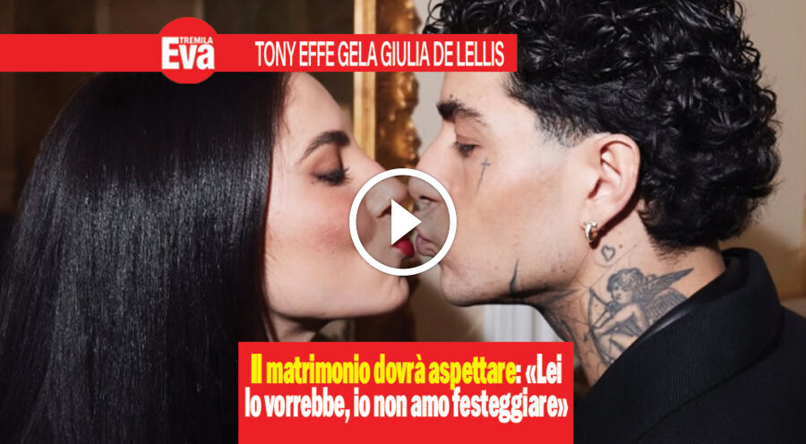 Tony Effe niente s&igrave; con Giulia De Lellis: &laquo;non amo le feste&raquo;
