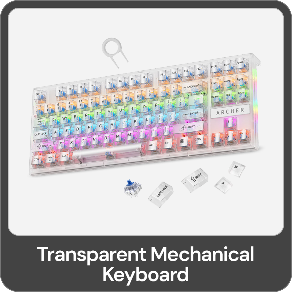 Transparent Mechanical Keyboard