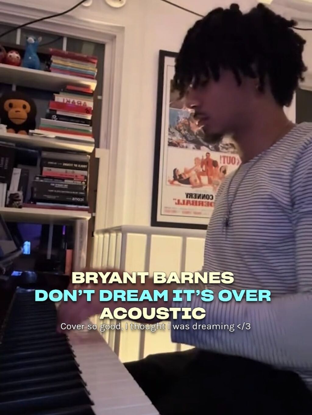 LISTEN TO BRYANT BARNES' 'DON'T DREAM IT'S OVER' HERE