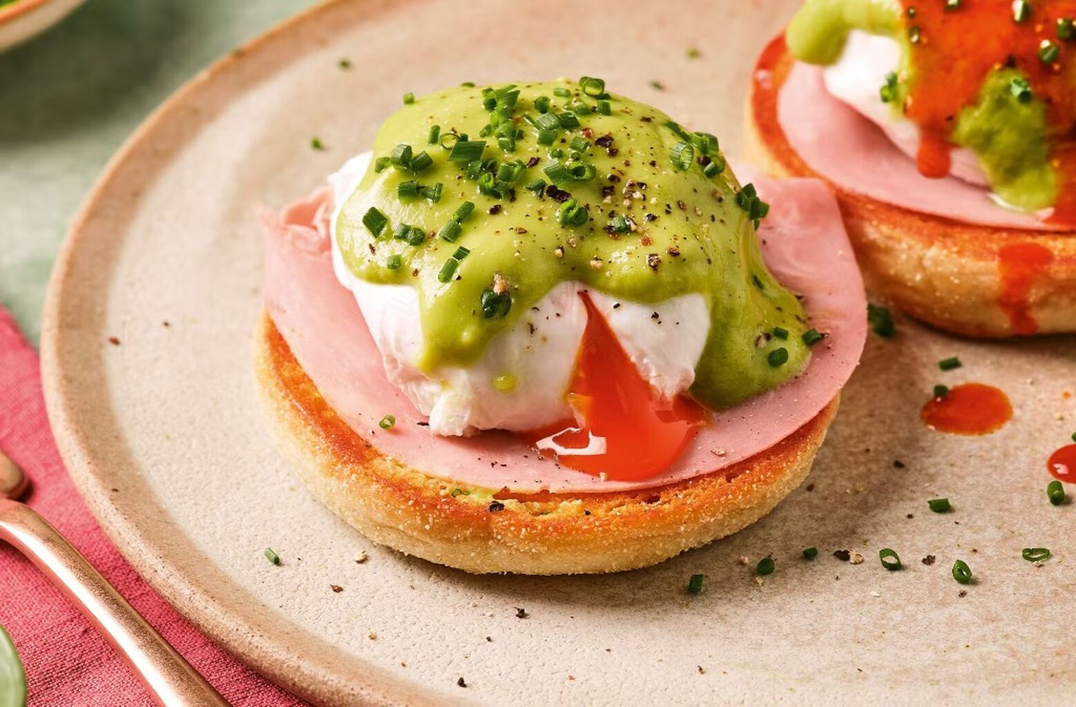 Avocado eggs Benedict