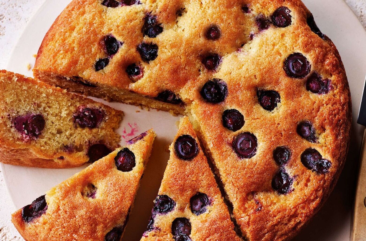 🍋🫐Lemon & blueberry cake