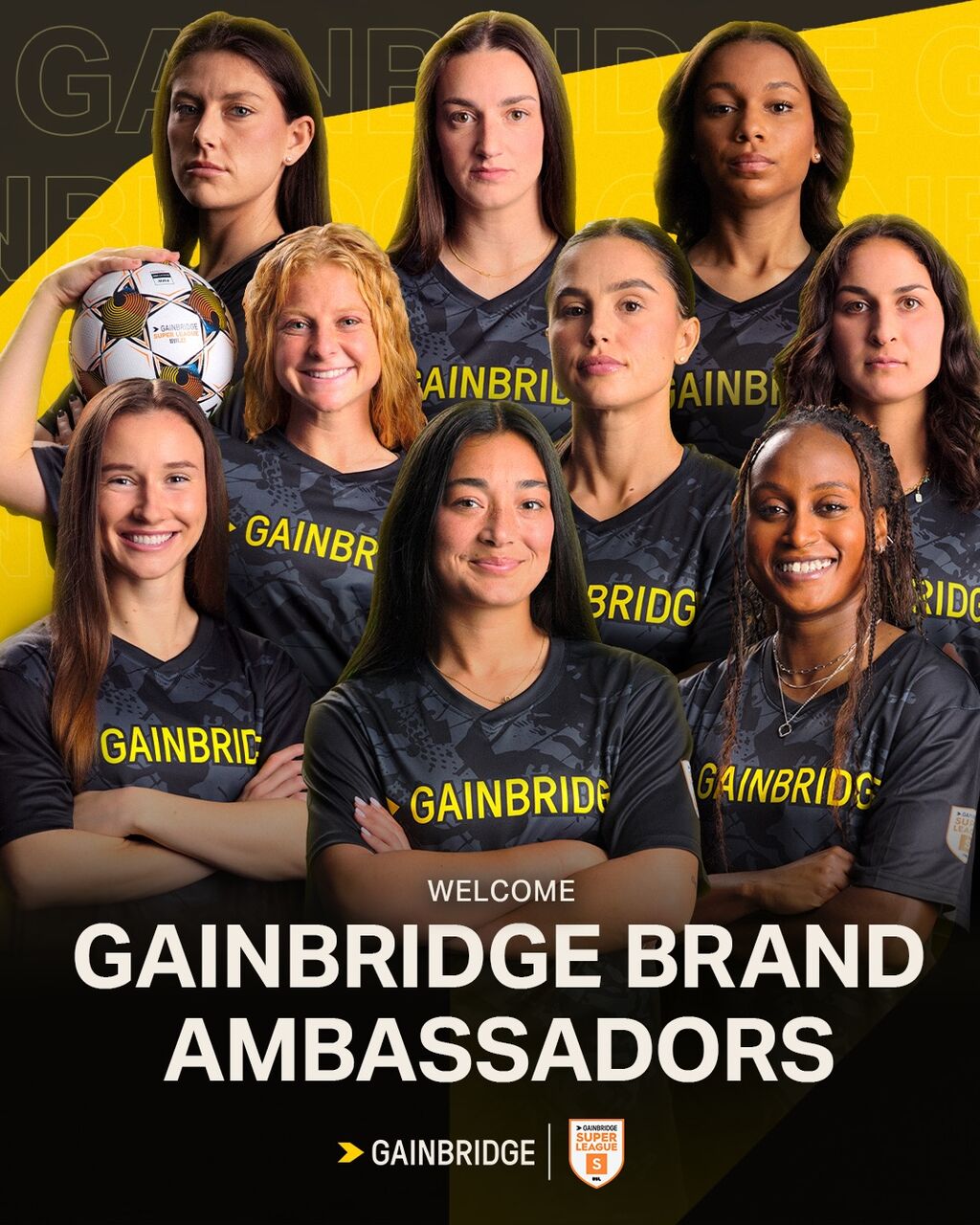 Introducing our Gainbridge Brand Ambassadors from the Gainbridge Super League! ⚽️