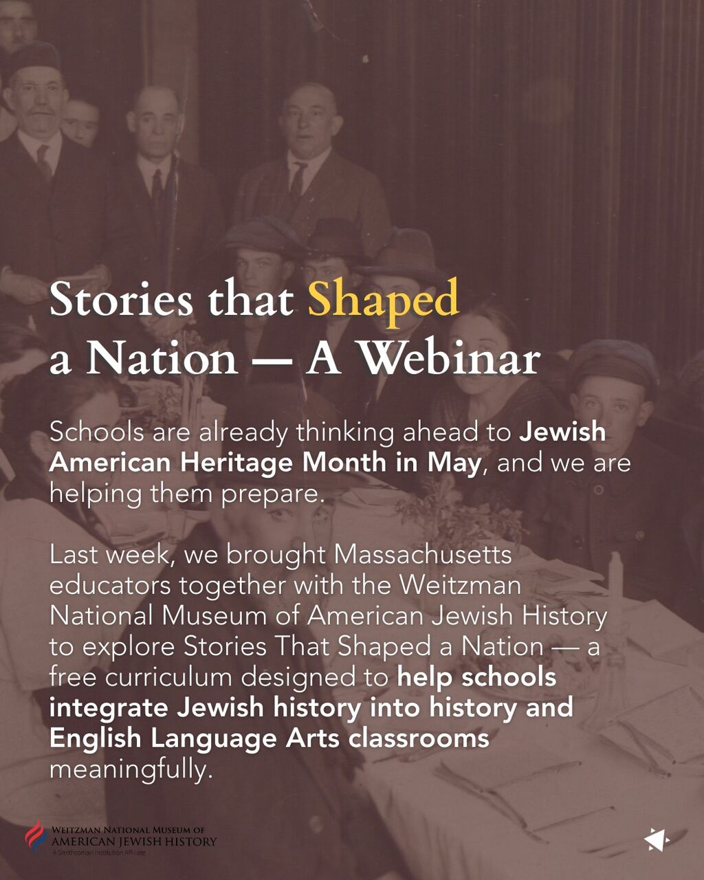 Stories That Shaped A Nation - Webinar